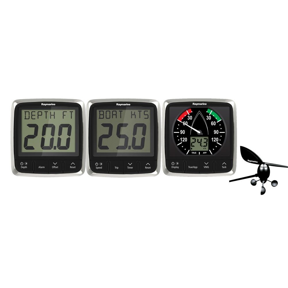 Raymarine i50i60 Wind Speed Depth System Pack wTransducers