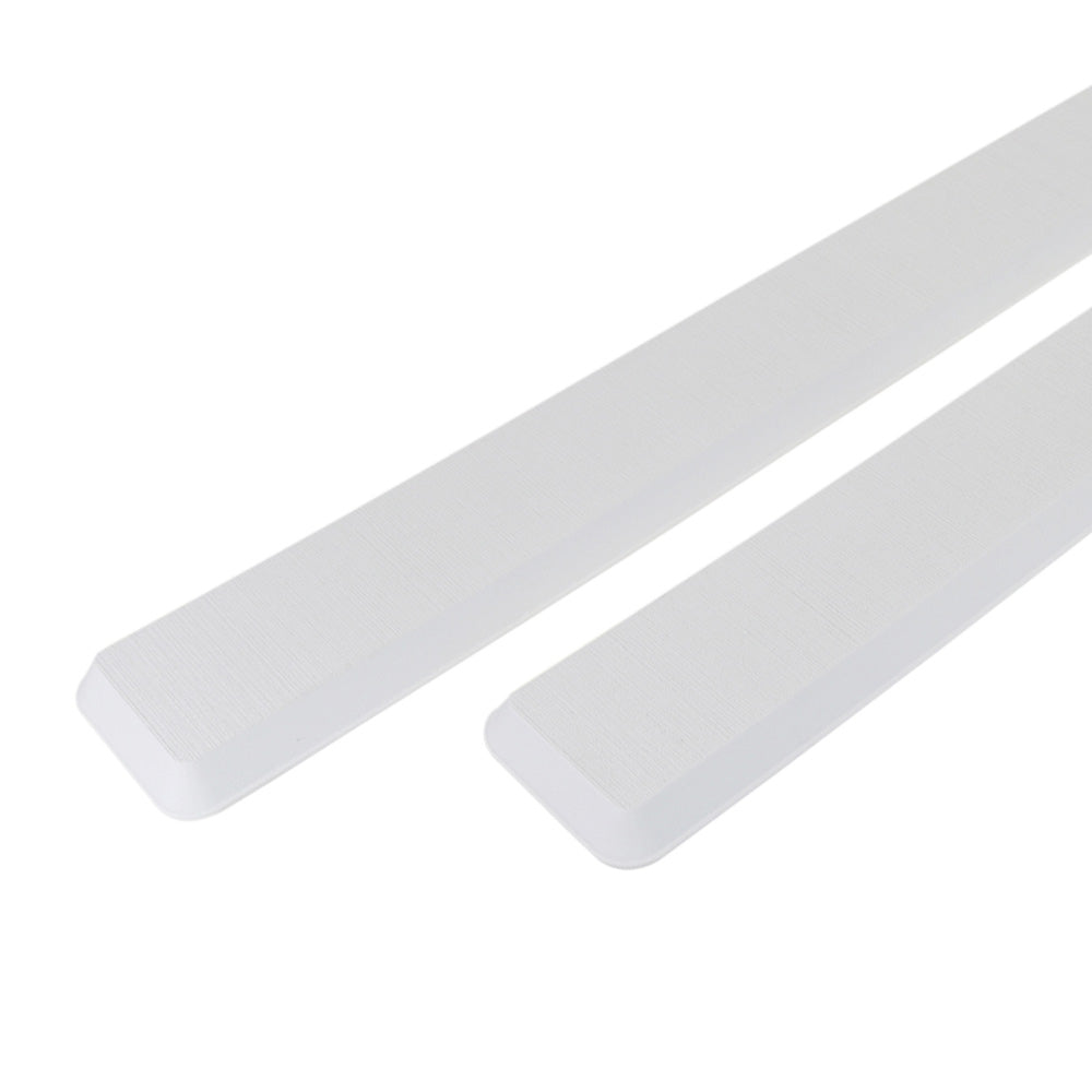 SeaDek Cockpit Coaming Bolster Set 2  4 x 39  20mm Thick  White wBrushed Texture