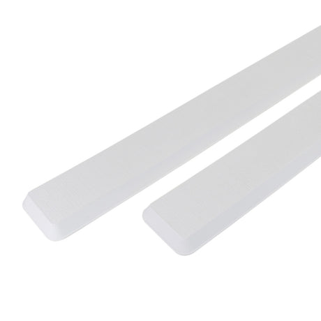 SeaDek Cockpit Coaming Bolster Set 2  4 x 39  20mm Thick  White wBrushed Texture
