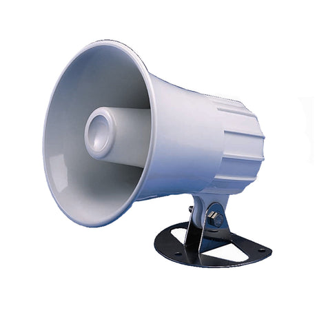 Standard Horizon 5 Round HailerPA Horn  White