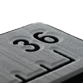 SeaDek 36 Routed Ruler  6mm  Brushed Texture  Storm GreyBlack