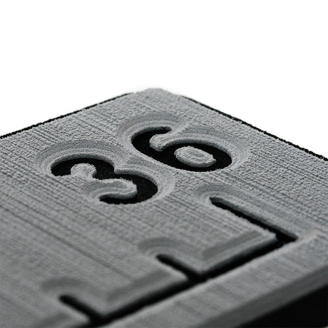 SeaDek 36 Routed Ruler  6mm  Brushed Texture  Storm GreyBlack