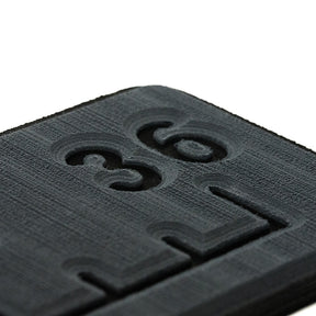 SeaDek 36 Routed Ruler  6mm  Brushed Texture  Dark GreyBlack