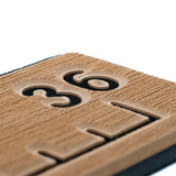 SeaDek 36 Routed Ruler  6mm  Brushed Texture  MochaBlack