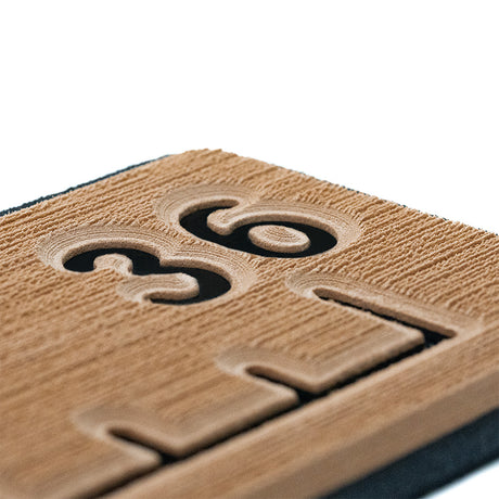 SeaDek 36 Routed Ruler  6mm  Brushed Texture  MochaBlack