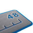SeaDek 48 Routed Ruler  6mm  Brushed Texture  Storm GreyBimini Blue