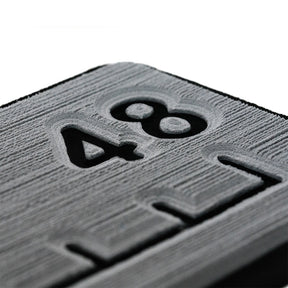 SeaDek 48 Routed Ruler  6mm  Brushed Texture  Storm GreyBlack