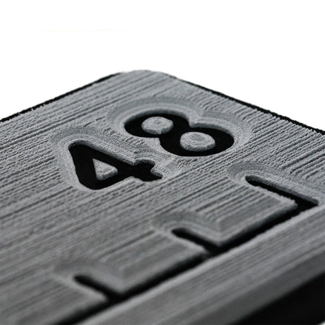 SeaDek 48 Routed Ruler  6mm  Brushed Texture  Storm GreyBlack