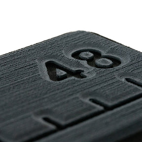 SeaDek 48 Routed Ruler  6mm  Brushed Texture  Dark GreyBlack
