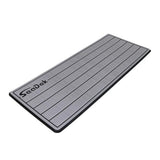 SeaDek 16 x 39 20mm Dual Density Large Teak Helm Pad wSeaDek Logo  Brushed Texture  Storm GrayBlack 4064mm x 9906mm x