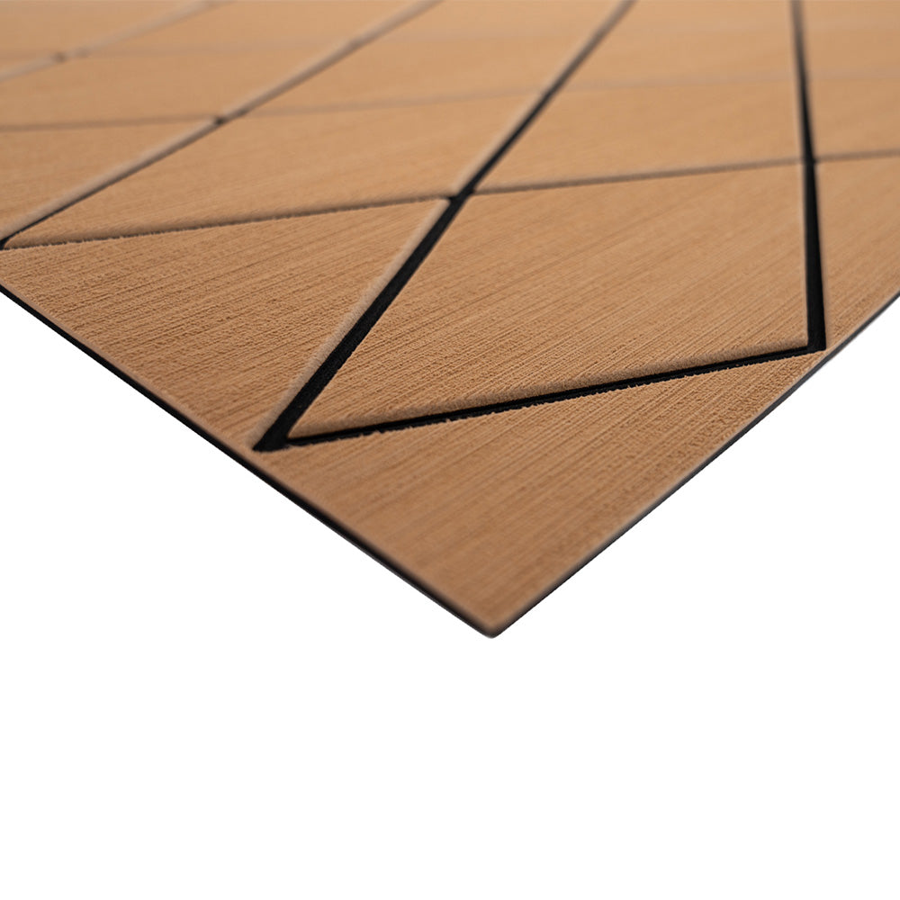 SeaDek 40 x 80 6mm Two Color Diamond Full Sheet  Brushed Texture  MochaBlack 1016mm x 2032mm x 6mm