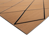 SeaDek 40 x 80 6mm Two Color Diamond Full Sheet  Brushed Texture  MochaBlack 1016mm x 2032mm x 6mm