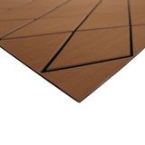 SeaDek 40 x 80 6mm Two Color Diamond Full Sheet  Brushed Texture  BrownBlack 1016mm x 2032mm x 6mm