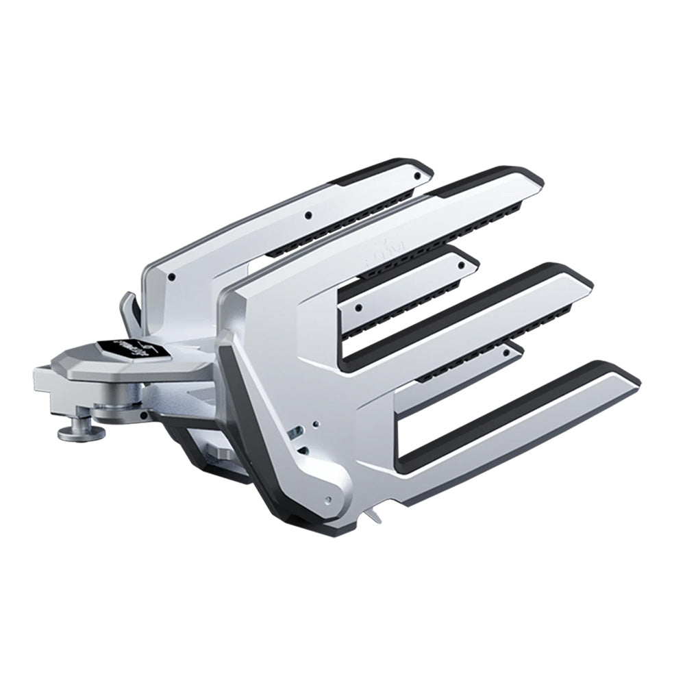 PTM Watersports ClampForce 30 Clamping Wake Board Rack  Pair  Silver