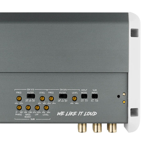 DS18 NXLM5 Full Range 5 Channel Class D Amplifier  4 x 150W  4Ohm  1 x 600W RMS  2Ohm