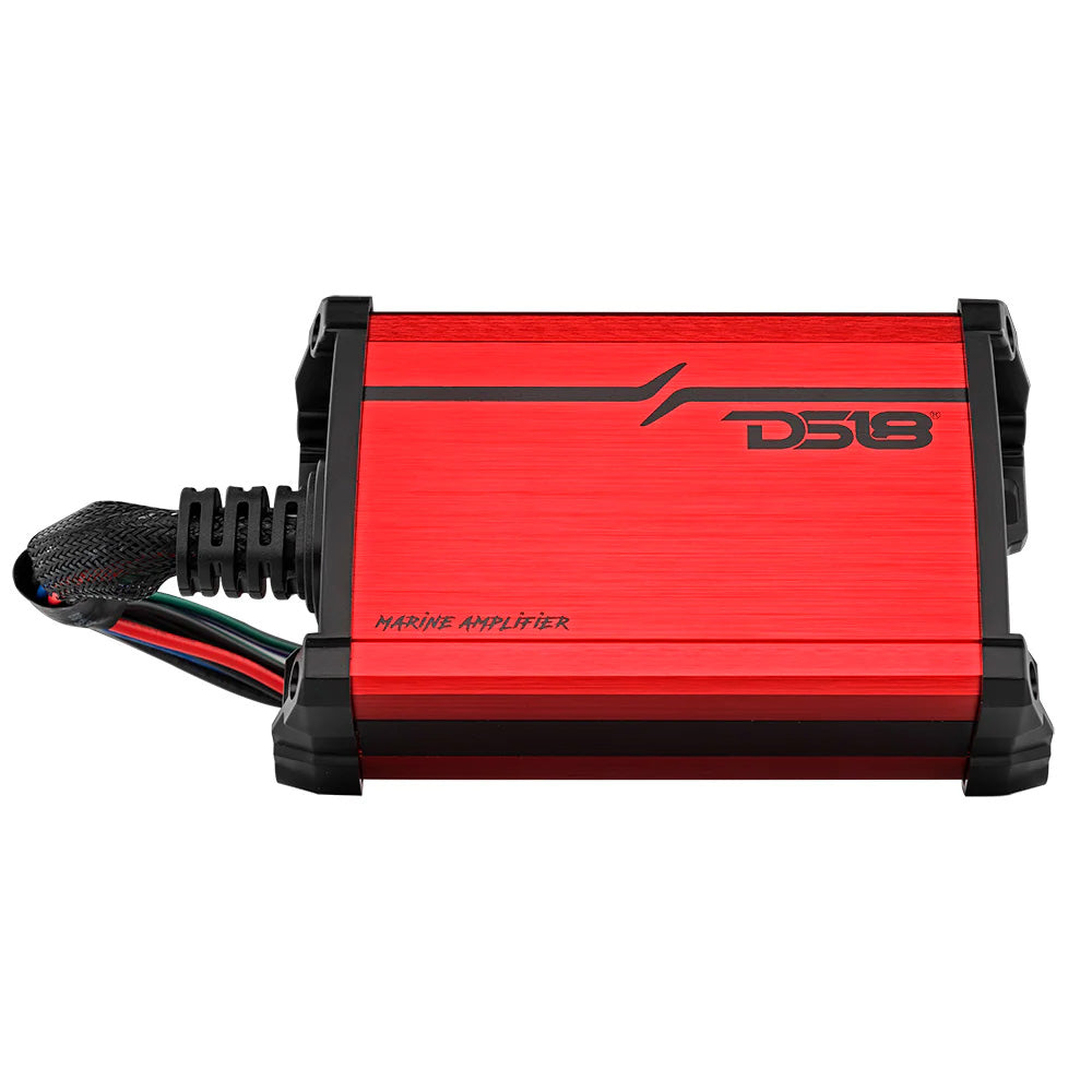 DS18 MP4A FullRange 4 Channel Class D Amplifier  4 x 40W RMS  4Ohm