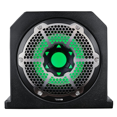 DS18 HYDRO 10 Marine Sub Box wRGB Lighting  Black