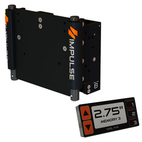 IMPULSE 8 Set Back Electric Jack Plate wSmart Control  Black Anodized