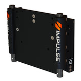 IMPULSE 6 Set Back Electric Jack Plate wStandard Control  Black Anodize