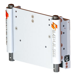 IMPULSE XL 6 Set Back Electric Jack Plate wStandard Control  White Cerakote