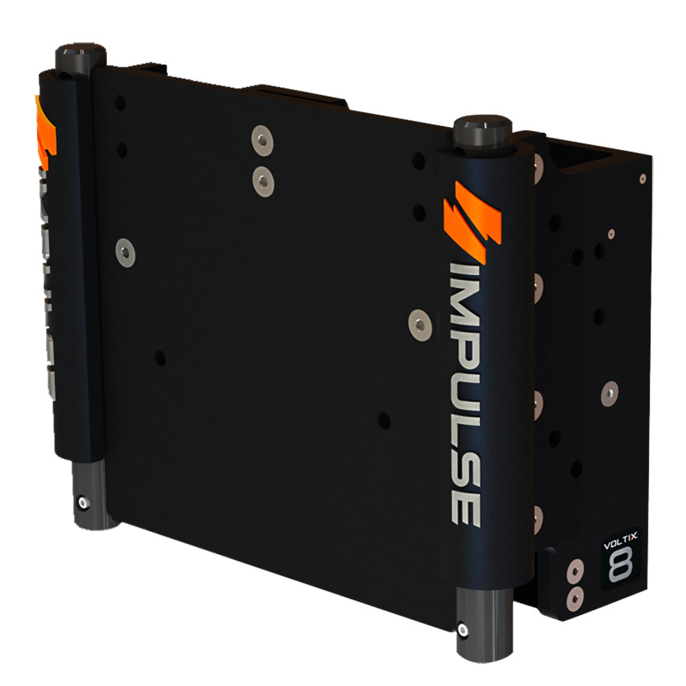 IMPULSE XL 8 Set Back Electric Jack Plate wStandard Control  Black Anodize