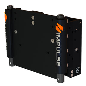 IMPULSE XL 8 Set Back Electric Jack Plate wStandard Control  Black Anodize