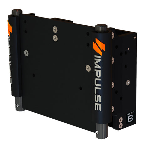IMPULSE XL 8 Set Back Electric Jack Plate wStandard Control  Black Anodize