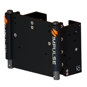 IMPULSE XL 10 Set Back Electric Jack Plate wStandard Control  Black Anodize