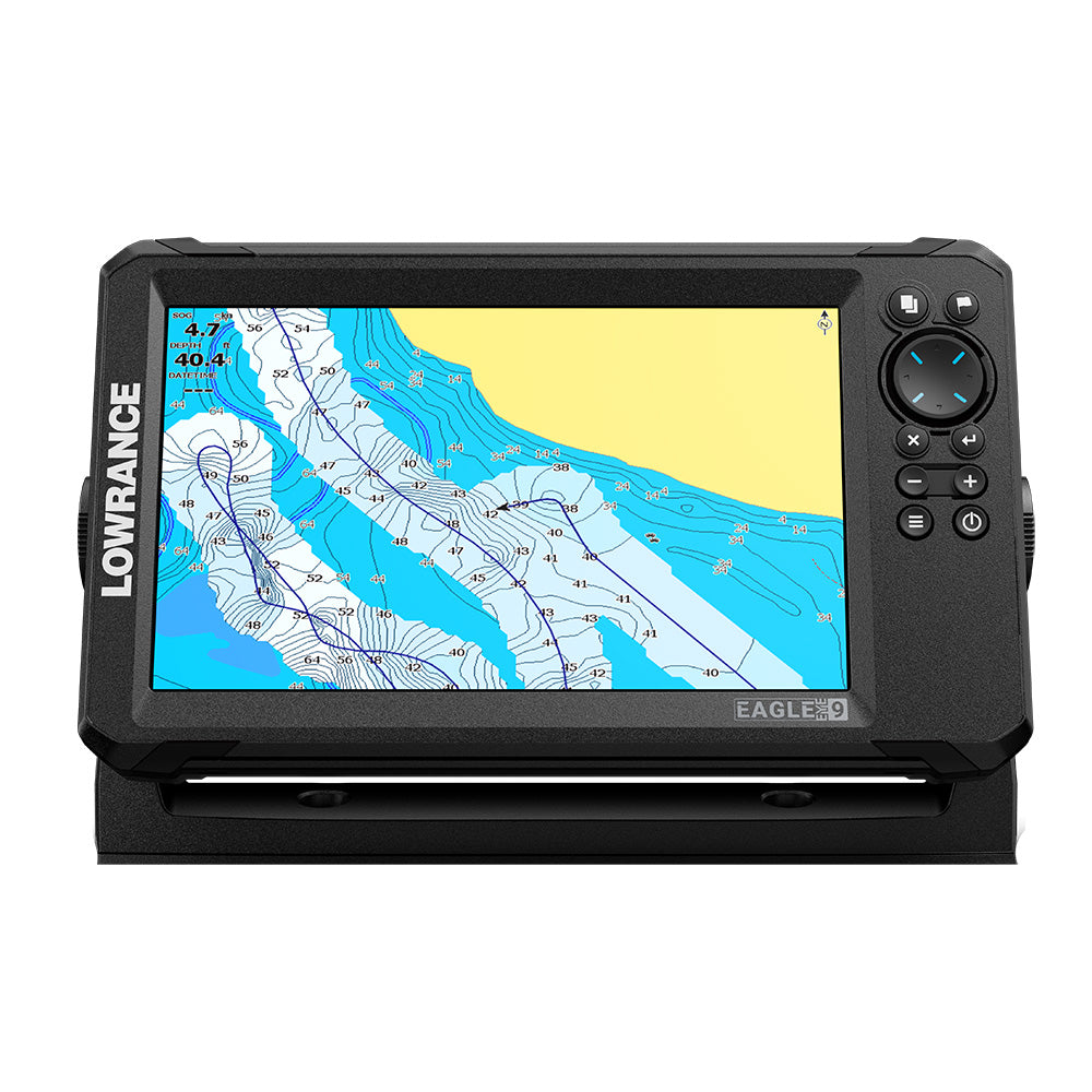 Lowrance Eagle Eye 9 Live wTM Transducer  CMAP DISCOVER Chart