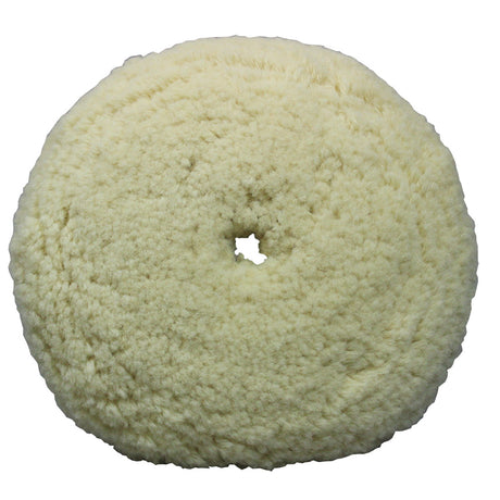 Presta White Wool Aggressive Cutting Pad  9