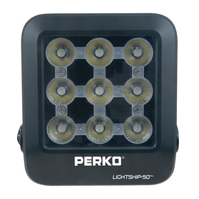 Perko Lightship 50 LED High Performance Spotlight  1224V  Black