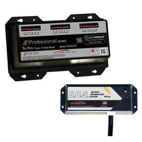 Dual Pro PS3 Auto 3 Bank Battery Charger w3 Bank BOS