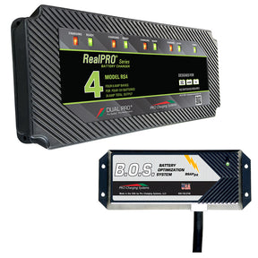 Dual Pro RS4 4 Bank Battery Charger w2 Bank BOS