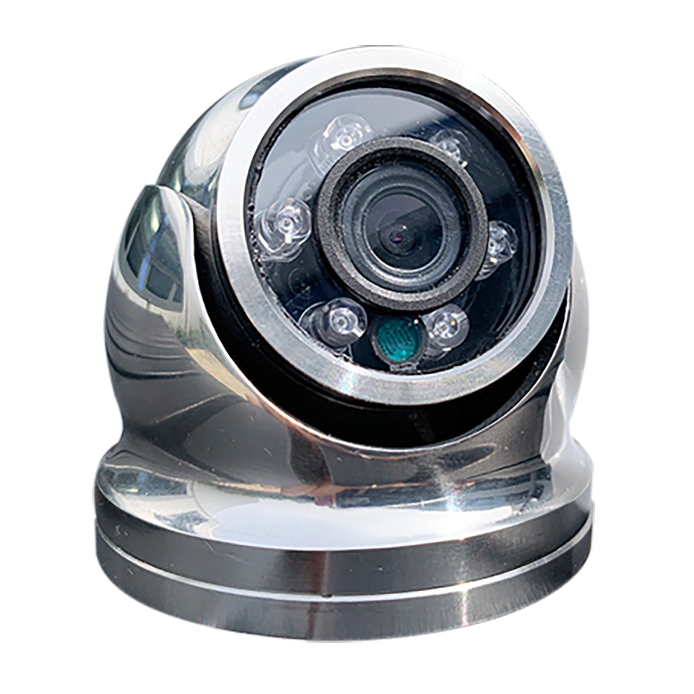 Iris HiResolution Analog Mini Dome Camera  316 Stainless Steel  CVBS  TVI