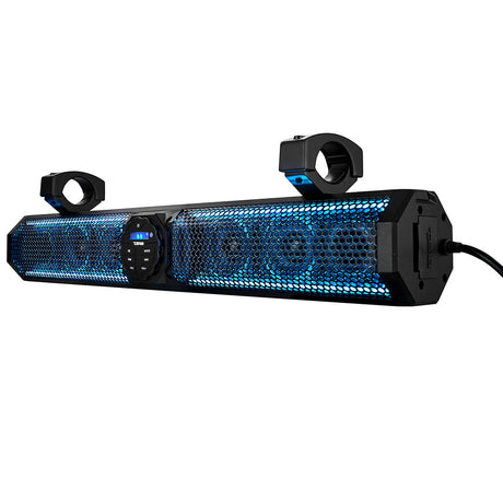 DS18 26 Marine Amplified Sound Bar wBluetooth 600W w6 Speaker System  RGB LED