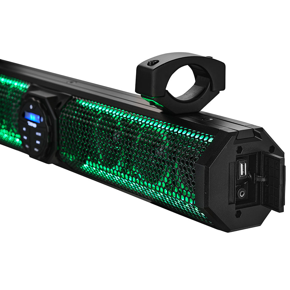 DS18 26 Marine Amplified Sound Bar wBluetooth 600W w6 Speaker System  RGB LED