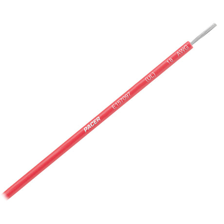 Pacer Red 18 AWG UL Marine Wire  35
