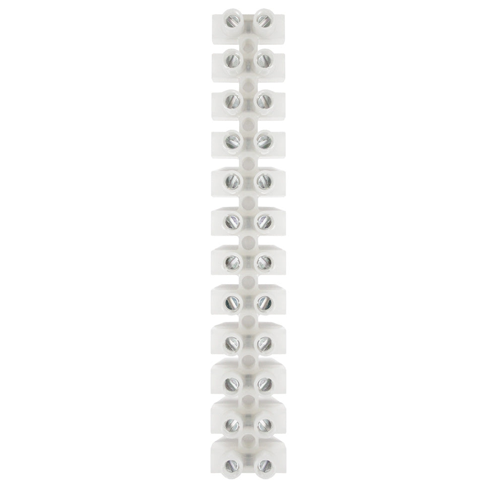 Pacer 40A Euro Style Terminal Block  12 Positions  5 Pack