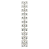 Pacer 40A Euro Style Terminal Block  12 Positions  5 Pack