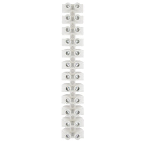 Pacer 40A Euro Style Terminal Block  12 Positions  5 Pack