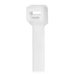 Pacer 4 Cable Tie  Natural Color  18lb Tensile Strength  1 Bundle Diameter  100 Piece Bag