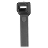 Pacer 4 Cable Tie  Black  18lb Tensile Strength  1 Bundle Diameter  100 Piece Bag