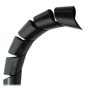 Pacer 34 Spiral Wrap  Black  100 Roll