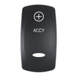 Pacer Actuator  ACCY fV Series Contura Switches  Black  Laser Etched TopBottom Light