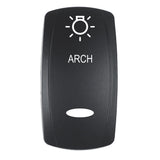 Pacer Actuator  ARCH fV Series Contura Switches  Black  Laser Etched TopBottom Light