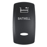 Pacer Actuator  BAITWELL fV Series Contura Switches  Black  Laser Etched TopBottom Light