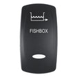 Pacer Actuator  FISHBOX fV Series Contura Switches  Black  Laser Etched TopBottom Light
