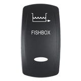 Pacer Actuator  FISHBOX fV Series Contura Switches  Black  Laser Etched TopBottom Light