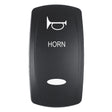 Pacer Actuator  HORN fV Series Contura Switches  Black  Laser Etched TopBottom Light