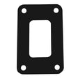 Pacer Switch Panel  1 Switch  1 Row  175 x 275  Black Powder Coated Aluminum